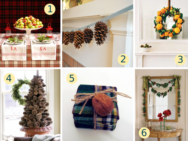 Natural Holiday Decorating