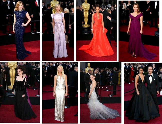 Oscar Dresses, Jennifer Hudson, Natalie Portman, Camila Alves, Amy Adams, Gwyneth Paltrow