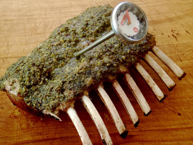 Pesto Crusted Lamb-5