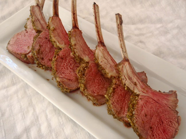 Pesto Crusted Lamb-6