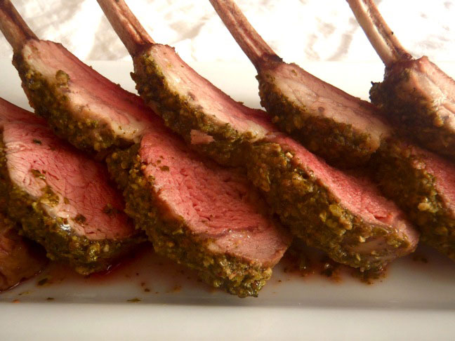 Pesto Crusted Lamb-7