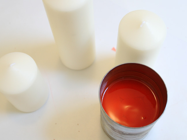 DIY Mother’s Day Gift: Ombre Dipped Candles