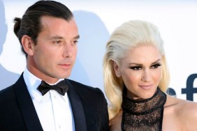 Gwen Stefani, black dress, Gavin Rossdale tuxedo