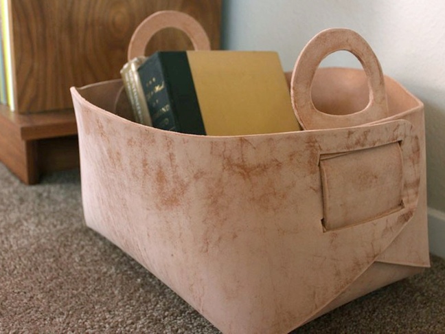 Etsy Picks: Gorgeous Leather Storage Totes