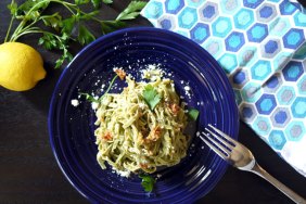 Green Olive Sun-Dried Tomato Pesto