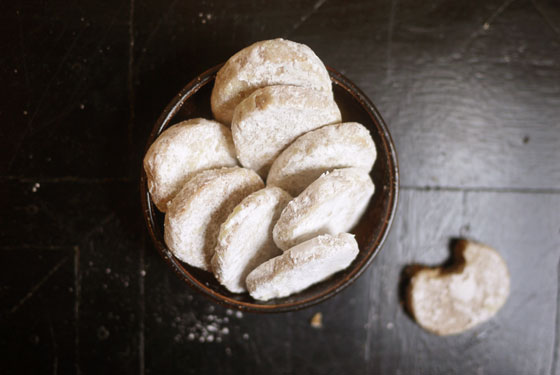 Spiced Apple Cider Meltaways Santa Christmas Cookies