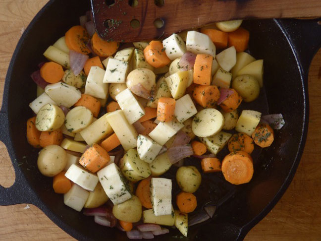 Pan Roasted Balsamic Root veggies3