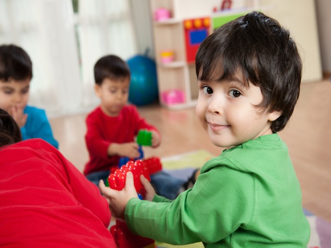 Boy at Nursery School