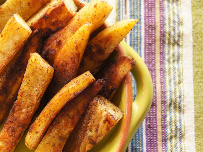 Cinnamon Sweet Potatoe Pan Fries Recipe