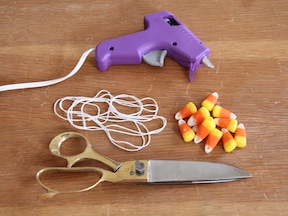 Candy Corn Garland DIY - Supplies