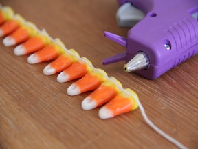 Candy Corn Garland DIY - Step 3