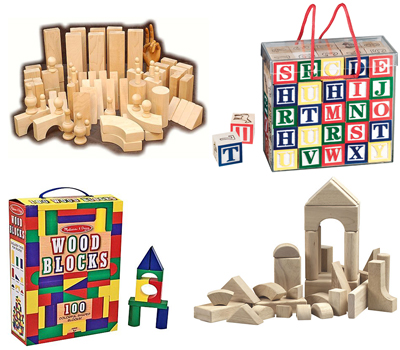 Wooden Blocks Christmas Gift