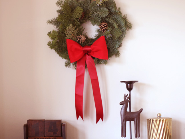 Christmas Red Felt Bow Craft