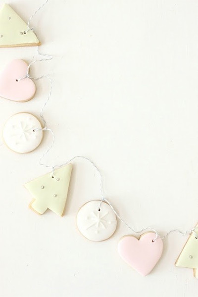 Christmas Cookies - Cookie Garland