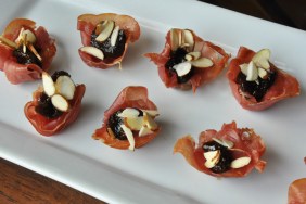 Fig Almond Prosciutto Cups