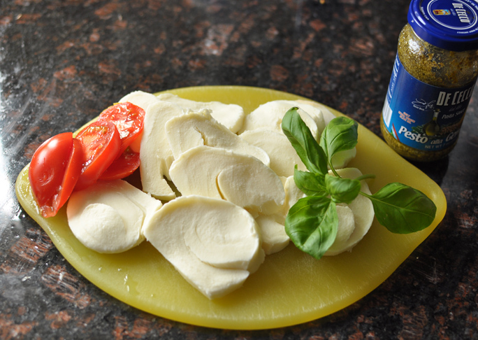 Mini Caprese Sandwiches - ingredients