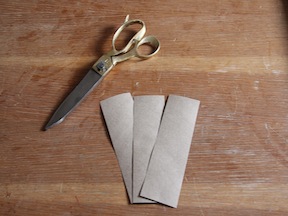 Napkin Rings Placecards DIY - Step 1