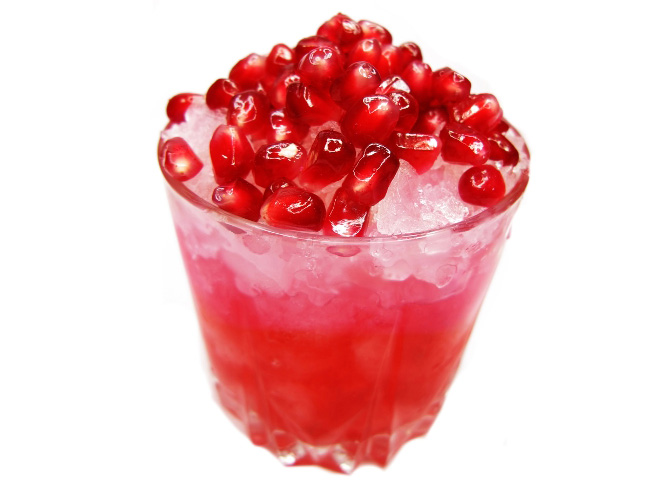 Pomegranate Fizz Mocktail Recipe