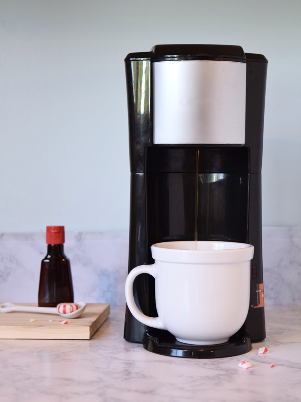 peppermint latte coffee mug brewer