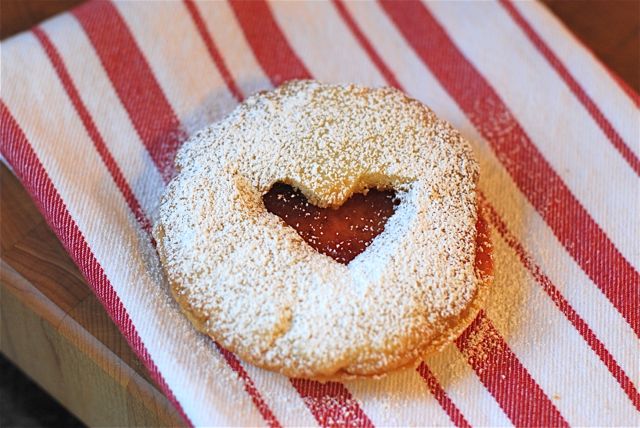 Heart-Shaped Linzer Cookies