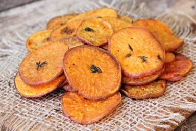 Baked Sweet Potato Chips