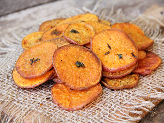 Baked Sweet Potato Chips