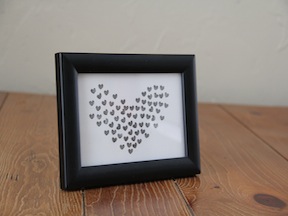 DIY Heart Stamp Art - Step 5