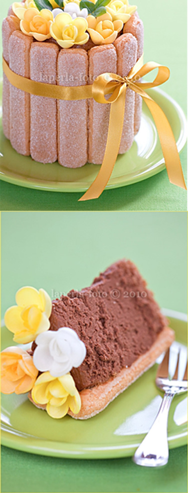 Ladyfinger Easter Cake