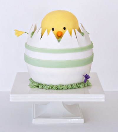 Hatching Chick Easter Mini Cake