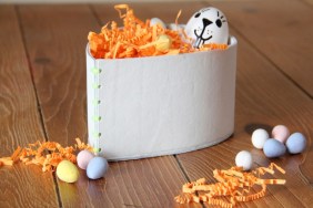 Leather Easter Basket DIY