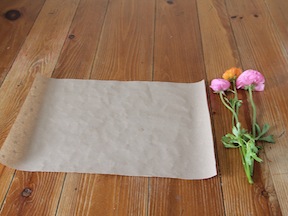 Flower Wrapping Paper DIY - Step 4