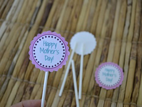 Mother's Day Cupcake Toppers - Step 3A