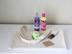 Polka Dot Tote DIY Craft - Materials