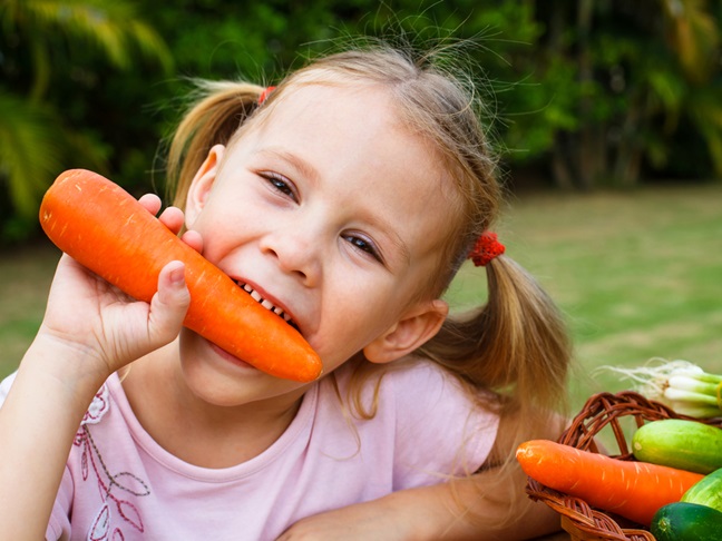 Kids Eating Vegetables