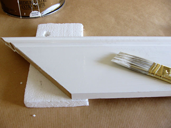 white molding paintbrush