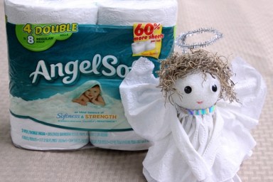 DIY Toilet Paper Angel