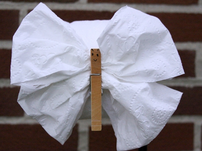 Origami Toilet Papar Butterfly