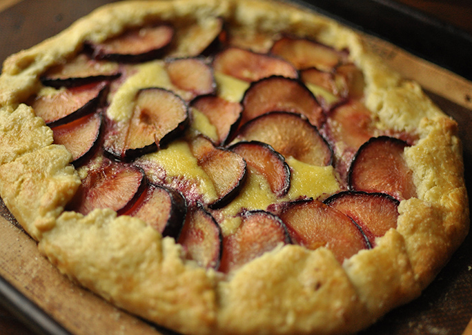 Plum and Mascarpone Crostata Recipe