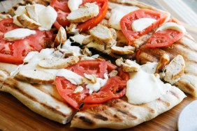 Grilled Chicken Margherita Pizza