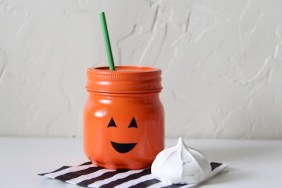 Mason Jar Jack-O-Lantern Craft