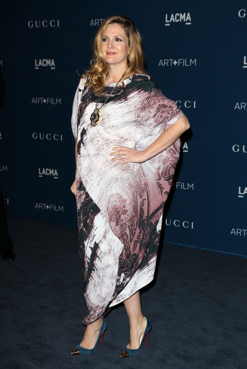 drew barrymore pregnant