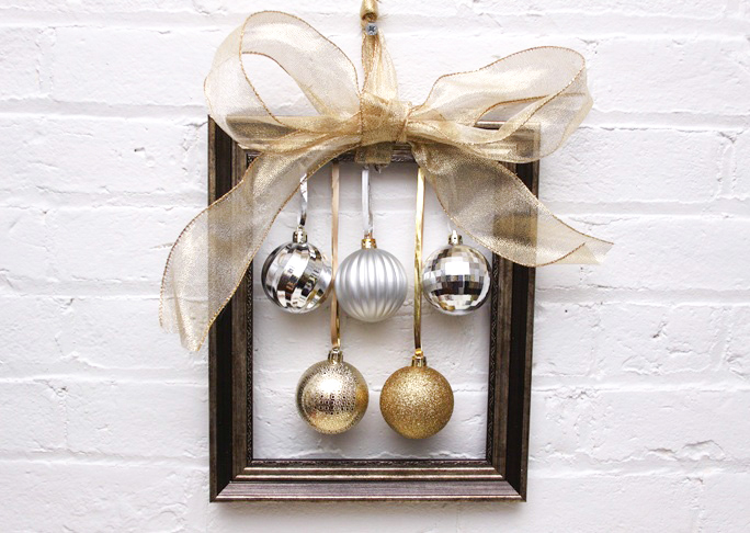 diy ornament frame tutorial