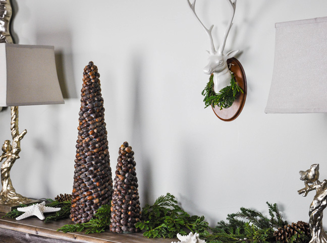 diy spiral acorn tree tutorial