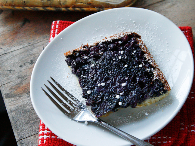 Sweet Blueberry Egg Bake