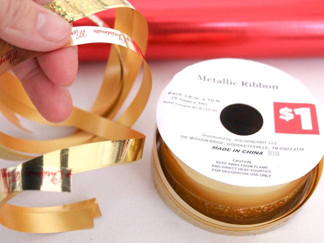dollar_store_butterfly_pick_gift_wrap_step_2