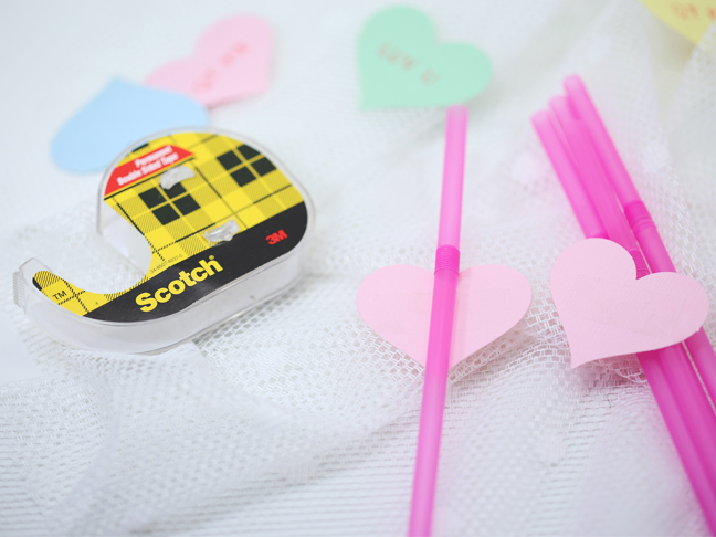 DIY Valentine's Day Straws