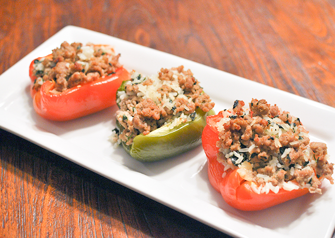 healthy stuffed peppers recipe