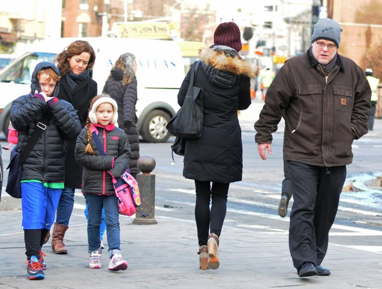 Celebrity Sightings In New York - December 16, 2013