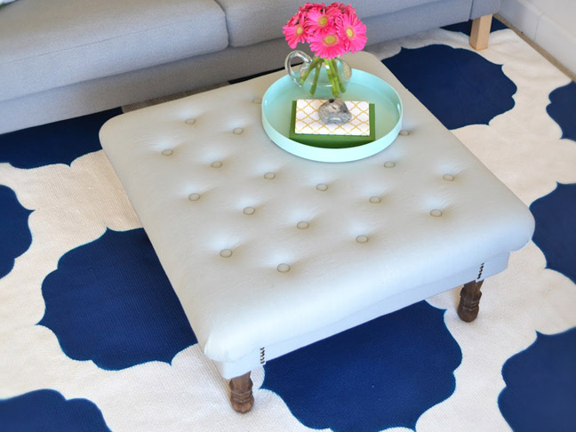 DIY Painted Rug