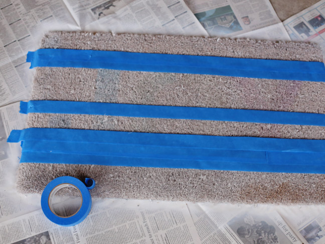 DIY Upcycled Door Mat